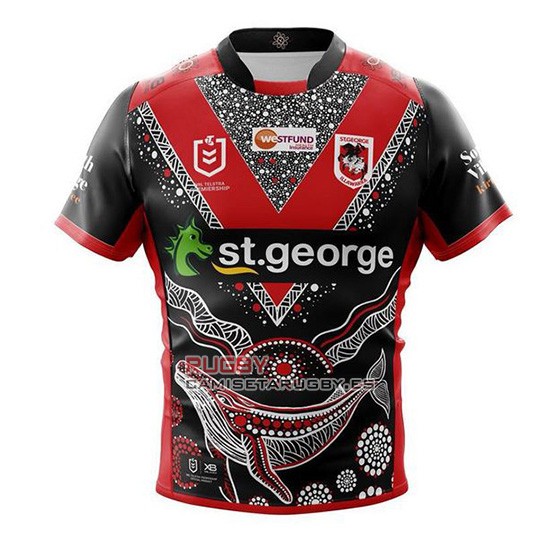 Camiseta St George Illawarra Dragons Rugby 2019 Heroe